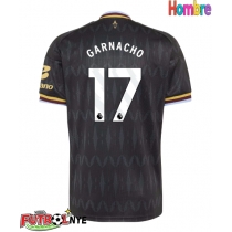 Camiseta Aston Villa Alejandro Garnacho #17 Visitante Equipación 2026-27 manga corta